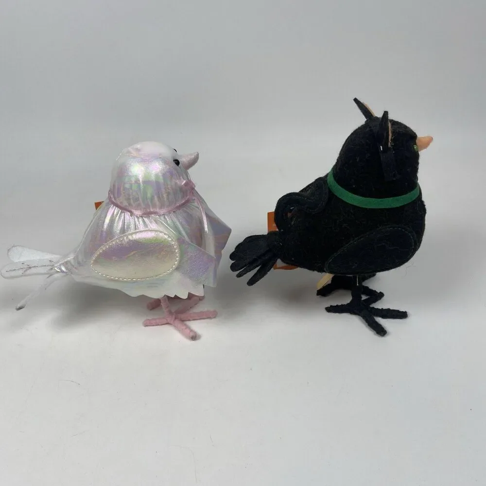 2025 Hyde & Eek Featherly Friends Whisper Ghost Shimmer White Shady Black Cat -2